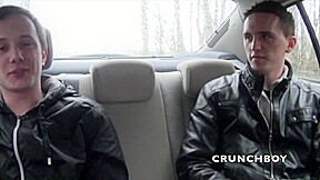 Theo fucked his best friend in the car in exhib - CrunchBoy