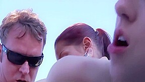 Three exqusite babes-Naughty 4some in Vacantion
