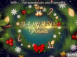 Threesome With My Girlfriend And Her Stepmom On Christmas E