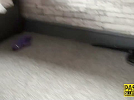 Throated milf sub squirts