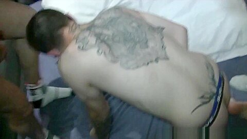 Tiago fucked bareback by his 2 friefnds in Paris - FrenchHolesCreampied