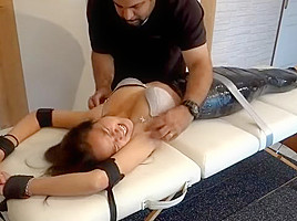 Ticklish asian