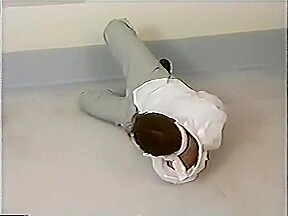 Timmy and Lukas hogtied and cleave gagged and Vince tied up and tape gagged