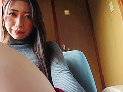 Tiny Japanese Babe Outdoors Showing Boobs Off