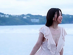 Tiny Japanese Babe Outdoors Showing Boobs Off