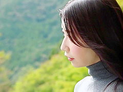 Tiny Japanese Babe Outdoors Showing Boobs Off