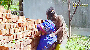 Today Exclusive -outdoor Bhabhi Fucks Threesome