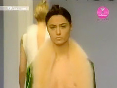 Topless models on the runway compilation