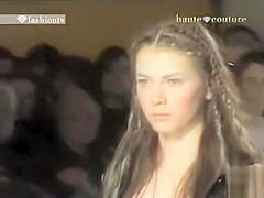 Topless models on the runway compilation