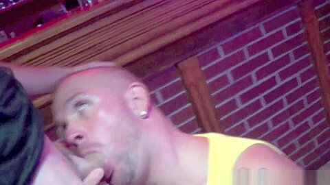 Tow badboys fucking hard in pubic bar - BadBoysFuckers