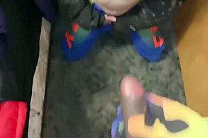 Trans Girl Drone Sucks Dick In Cum Covered Puffy Jacket