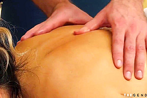 Trans Granny Assfucking Her Masseur With Her Big Shecock