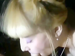 Trucker Fucking Russian Blonde Whore And Cum In Mouth
