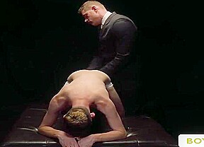 Twink Eli Gets His Ass Buttpluged By His Slave Merchant
