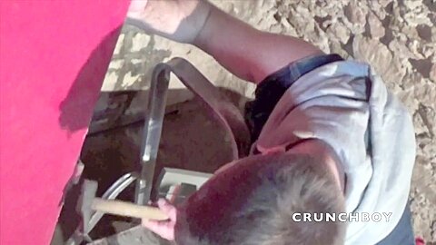 Twink fucked in the basement in Paris by Dorian Marguet - CrunchBoy