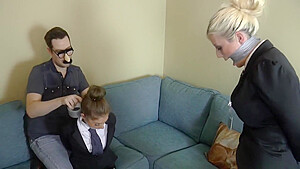 Two Girls Tape Gagged