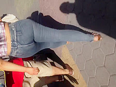 Two super big booty Mexican Milfs