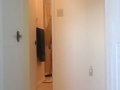 Unaware Wife after her shower