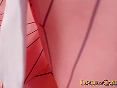 Uncensored Cosplaying Japanese teen 18+ Fucking Her Pussy