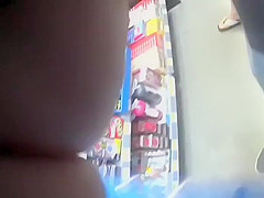Upskirt at the train station