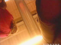 Upskirt in supermarket in Feurs, Loire, France 23-07-2012