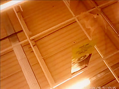 Upskirt in supermarket in Feurs, Loire, France 23-07-2012