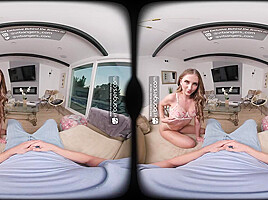 VR Bangers Stepdaddy Fuck Teen Macy Meadows Hard In VR Porn