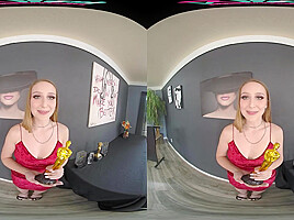 VRHUSH Laney Grey shows off more than her award
