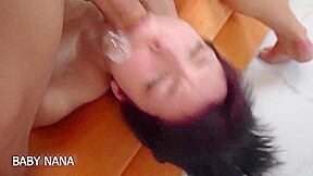 Very Fast Rough And Hard Anal Sex With Tattooed Woman With Golden Rain On The Floor