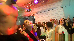 Wacky nymphos get fully delirious and stripped at hardcore party
