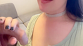 Wanted A Lollipop, Got A Dick! Big Cumshot In Mouth!