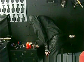 Waxing and caning a cunt