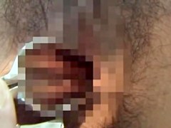 When gyno toyed her slit, Japanese cutie screamed in ecstasy