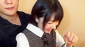 While being shy with the camera pointed