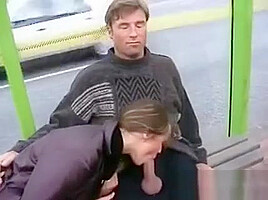 Whore Giving Blowjobs Out In Public