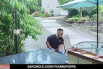 Wild teen 18+ Fucked By The Guard For Skinny Dipping