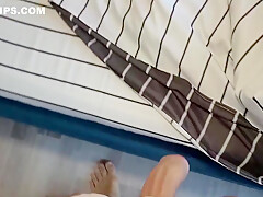 Woke Up My Stepsister With My Dick  She Took It In Her Mouth