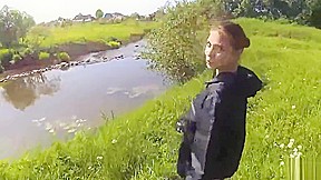 Young Russian Beauty Swam in The Lake and Gets Fucked Outdoors