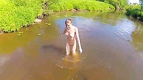 Young Russian Beauty Swam in The Lake and Gets Fucked Outdoors