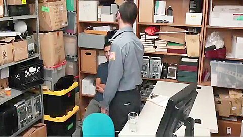 Young Security Officer Bangs Petite Punk RAW - YOUNGPERP COM