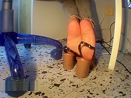 Your cd slutty secretary and her dipping shoeplay, to make you horny