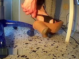 Your cd slutty secretary and her dipping shoeplay, to make you horny
