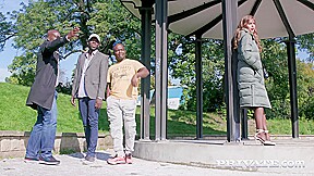 Zlata Shine Enjoys a Gangbang with DP