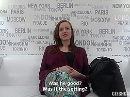 Zuzana is in this casting for a good fuck