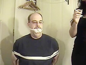and gagged by beautiful mistress