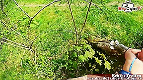 at german real sexdate pick up with big tits milf