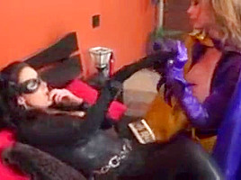 batgirl and catwoman finding out each others identity
