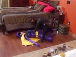 batgirl and catwoman finding out each others identity