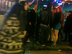 candid thick party girl