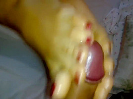 creamy cum on soles footjob